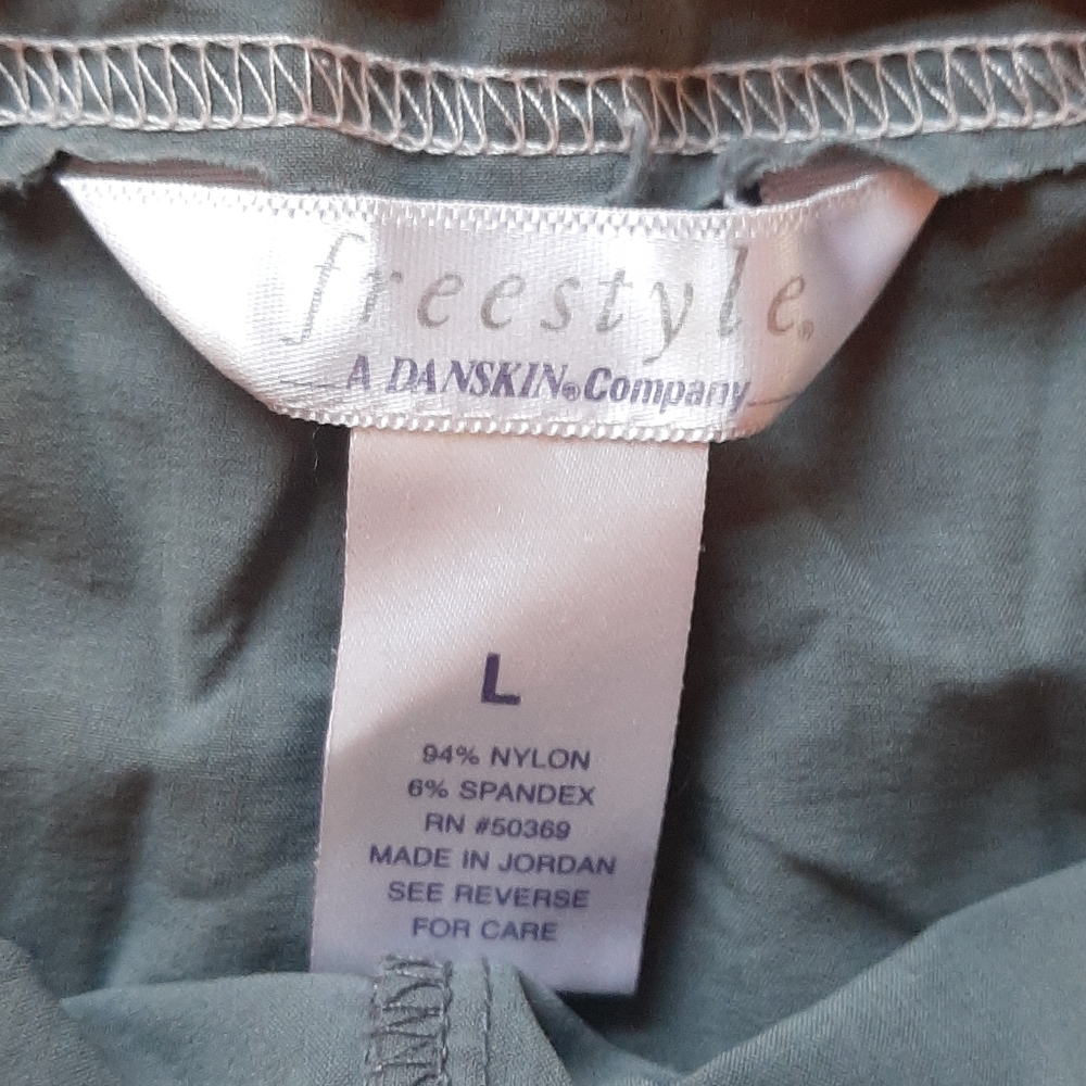 danskin wide leg long athletic pants front pockets